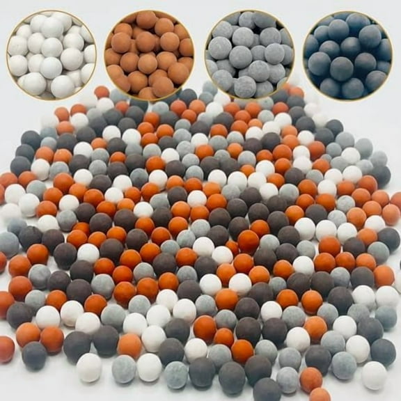 200g Shower Head Beads Refills - Mineral Replacement, Ionic Filter for Filtered Shower (Orange, Gray, White, Black)$$Tools & Hardware Other