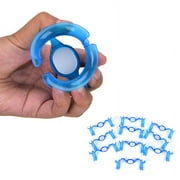 10X M Type Mouth Opener with Mirror Cheek Retractor Teeth Whitening Dental Blue