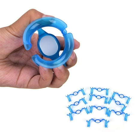 10X M Type Mouth Opener with Mirror Cheek Retractor Teeth Whitening Dental Blue