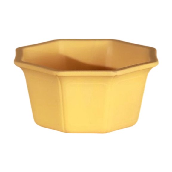 Hexagon Planter Pot, Thickened Plastic Flower Container with Drainage for Succulents Herbs Balcony Garden, White