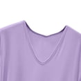 thumbnail image 4 of NominalSnug Plus Size Pajamas Sets for Women Soft Sleepwear Cap Sleeve V Neck Tops Capri Pants Comfy Loungewear, 4 of 6