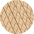 thumbnail image 1 of Ahgly Company Machine Washable Indoor Round Transitional Khaki Gold Area Rugs, 5' Round, 1 of 7