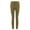 Khaki Pants, variant on Qetyuw Cargo Yoga Pants for Women Ankle Length Low Rise Skinny Pants with Multi Pockets Drawstring Elastic Waist Cinch Bottom Sports Trousers