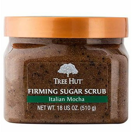 Tree Hut Sugar Scrub Mocha & Coffee Bean, 18oz, Ultra Hydrating and Exfoliating Scrub for Nourishing Essential Body