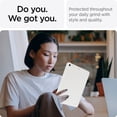 thumbnail image 2 of Allytech Case for iPad 9th/8th/7th Generation 10.2" 2021/2020/2019, Slim Luxury Diamond Pattern [Camera Protection] Shockproof Soft TPU Back Case - White, 2 of 7