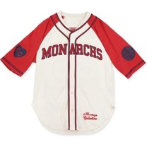 Big Boy Kansas City Monarchs S.P. No. 25 Replica Mens Baseball Jersey [White/Red - 5XL]