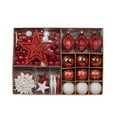 thumbnail image 7 of RuiJiao 73Pcs Electroplated Christmas Ornaments Set with Unique Shapes, Gift Box for Tree Decorations, 7 of 7