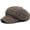 Brown, variant on YooGuoGuo Plaid 8 Panels Newsboy Caps for Women Girls Winter Black Grey Vintage Tweed Painter Hat Ivy Visor Brim Berets