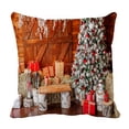 thumbnail image 1 of Guirnalda de Luces ABPHQTO Arbol de Navidad y Estrellas Funda de almohada 50x50 cm, 1 of 1