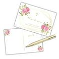 thumbnail image 5 of Lashicorn Baptism Christening Baby 1st Communion Thank You for Celebrating Postcards  30pk 5x7 Church Invitations Floral Tags Bulk Girl Boy Cross, 5 of 5