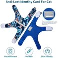 thumbnail image 5 of Anti-Escape Cat Leash and Harness Set, Adjustable Soft Mesh Breathable Pet Reflective Vest with Innovative Anti-Lost Card (L,Cyan), 5 of 5