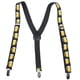 thumbnail image 1 of Tirantes elásticos ajustables con clip para hombre, en forma de Y, con estampado de cerveza (negro), 1 of 7