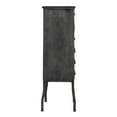 thumbnail image 5 of Creative Co-Op Metal Storage Cabinet with 3 Drawers, Antique Black, 5 of 12