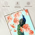 thumbnail image 6 of Elephant Stock Peacock Grandeur Wall Art - Vertical Canvas Wall Art - Living Room Wall Decor - Animal Canvas - Orange And Beige Decor - 8" x 12", 6 of 8