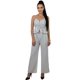 thumbnail image 1 of Conjunto para Mujer 2 Piezas Rayado Top Peplum con Tirantes y Pantalón Palazzo Set Elegante Casual de Tela Ligera, 1 of 5