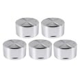 thumbnail image 1 of Perillas de metal para estufa de gas de 5 piezas, 6 mm, perillas de control de cocina, perillas de horno, interruptor de quemador, accesorios de repuesto, 1 of 4