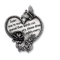 thumbnail image 2 of Cathedral Art KVC320 Heart Visor Clip, Sister, 2-3/4-Inch, 2 of 2
