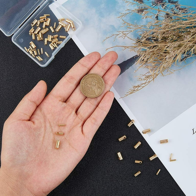 End caps for leather deals jewelry
