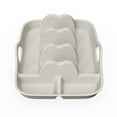 thumbnail image 3 of Silicone Taco Plate Holder with Dividers, Reusable Taco Tray with Handle for Party, Taco Bar Serving, Dishwasher and Microwave Safe, Ideal for Family Meals, Entertaining & Baking, 3 of 10