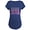 Navy, variant on - Zip Lining DIVA Maternity T Shirt - Maternity Dark T-Shirt