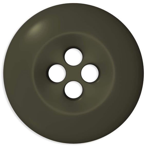 Olive Drab 100 Pcs Buttons for Sewing 4 Hole 0.75 inch Army Military 30L Plastic Green Polished Matte Finish Buttons 19mm for Jacket Work Uniforms Workwear School Outfits Aprons Pants Bags DIY Crafts