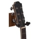 Cintre de Guitare en Bois Support Mural Support d'Instrument de Chaîne Crochet Garde pour Guitares Acoustiques Électriques Basse Ukulele – image 5 sur 6