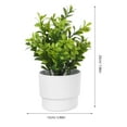thumbnail image 2 of TABLETREANDS 3Ud Plantas Decorativas Falsas En Maceta Para Oficina Hogar Con De Bonsái Artificial, 2 of 6