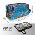 thumbnail image 3 of Uemuo Little Sea Turtles Pattern Portable Toiletry Bags with Handle, Waterproof travel Make up Bags for Women, Large Capacity Travel Cosmetic Bags, 3 of 9