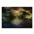 thumbnail image 1 of Fantasy Cutting Board, Woman Portrait Lion and Flower Pattern Phoenix Bird Motif Abstract Illustration, Decorative Tempered Glass Cutting and Serving Board, Small Size, Multicolor, by Ambesonne, 1 of 1