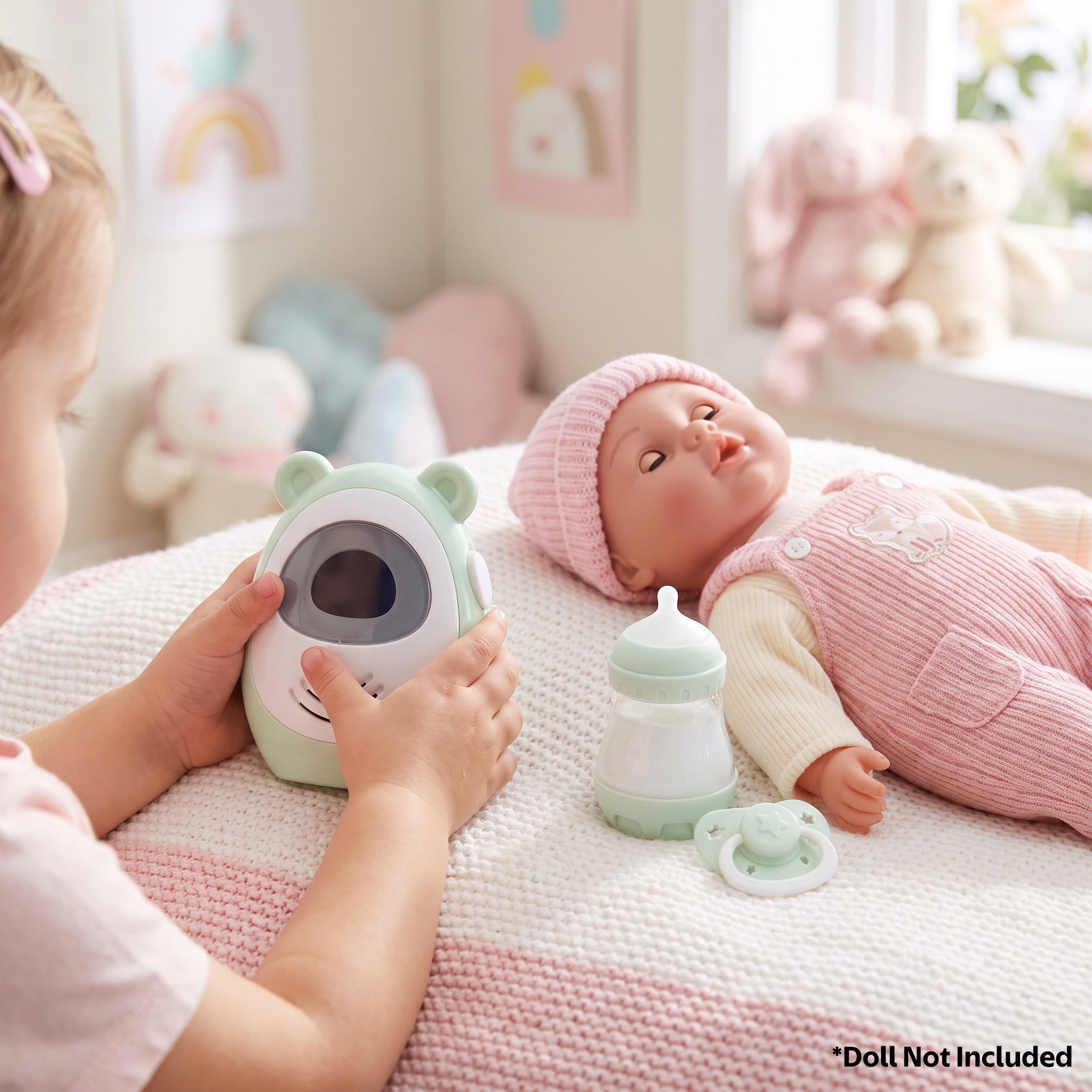 My Sweet Love Interactive Baby Monitor and Accessories Play Set, 3 Pieces