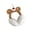 Dark Brown, variant on Furry Plush EarMuffs to Keep You Warm in Cold Weather for Skiing Hiking