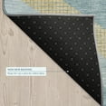 thumbnail image 5 of Addison Rugs Chantille Indoor/Outdoor Transitional Mid-century Modern Teal Machine Washable Rectangle Rug, 3' x 5', 5 of 8