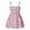 White, variant on Odeerbi Girls Dresses Baby Girl Clothes Sleeveless Suspender Dress Strawberry Floral Children's Clothing.