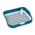 thumbnail image 1 of Orinal para perros, inodoro, caja de arena para perros, orinal para perros, bandeja de arena fácil de limpiar, portátil Verde oscuro, 1 of 8