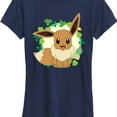 thumbnail image 3 of Pokémon - Eevee Leaves - Women's Short Sleeve Graphic T-Shirt, 3 of 5