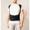 thumbnail image 4 of Swedish Posture Position Corrector, Lower Back and Shoulder Support - Black - Large, 4 of 5