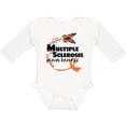 thumbnail image 3 of Inktastic Multiple Sclerosis Awareness Butterfly Ribbon Boys or Girls Long Sleeve Baby Bodysuit, 3 of 5