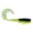 Chartreuse Shad, variant on Big Bite Baits Curly Tail Crappie Minnr Grub Junebug/Chartreuse