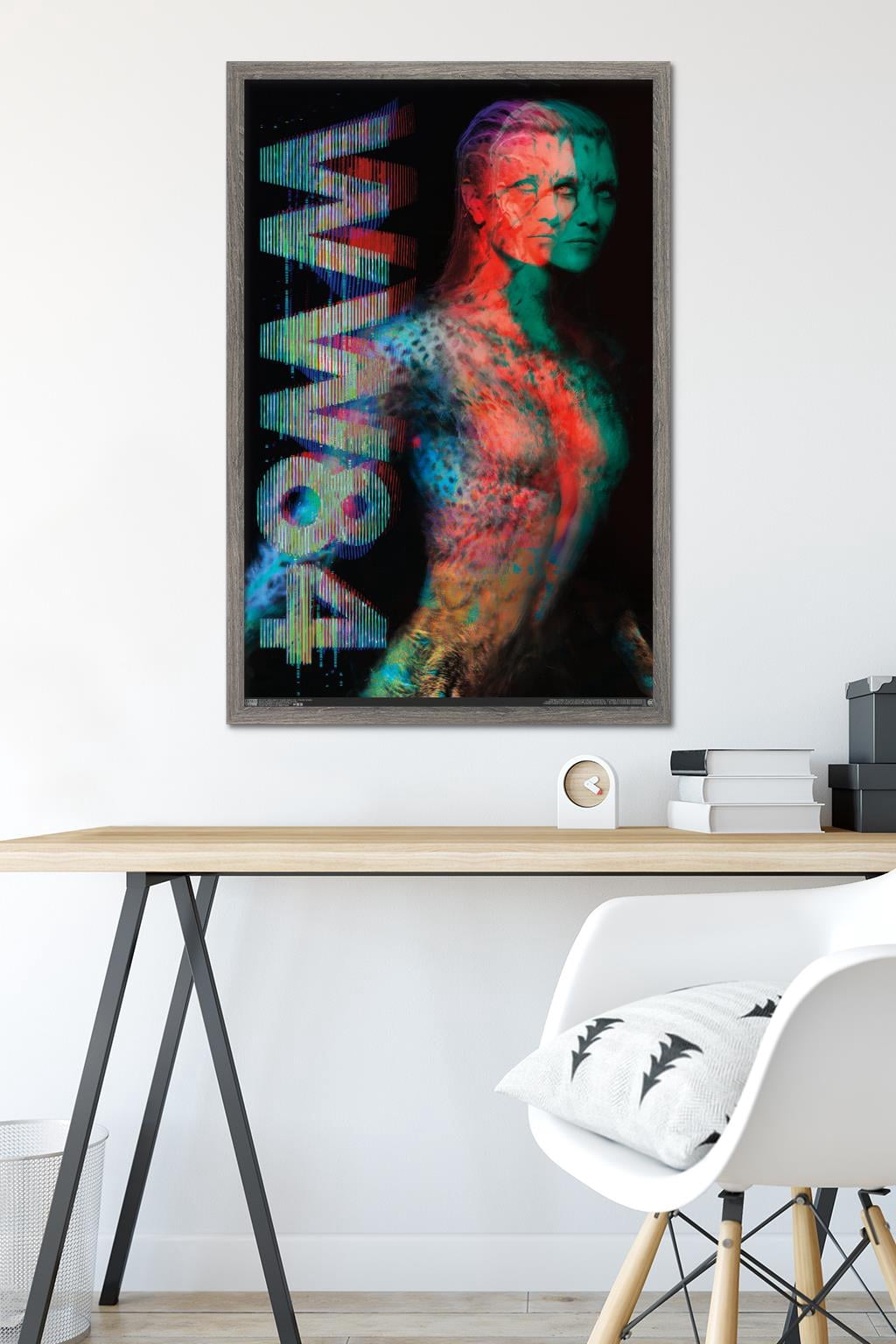 DC Comics Movie - Wonder Woman 1984 - Cheetah Graphic Wall Poster, 22.375" x 34", Framed