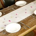 thumbnail image 2 of Summer Decorations Floral Table Runner 13x72 Inches Seasonal Holiday Spring Flower Decor Farmhouse Indoor Vintage Theme Gathering Dinner Party AT273, 2 of 6