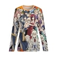 thumbnail image 6 of Fairy Tail Women’s Pajama Top 3D Digital Print Sleepwear Trendy Crewneck Pullovers Long Sleeve Shirts XL, 6 of 8