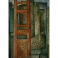 thumbnail image 2 of Amadeo de Souza-Cardoso 14x18 Gold Ornate Wood Frame and Double Matted Museum Art Print Titled - By Windows (Unfolding - Intersection) (1914), 2 of 4