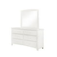 thumbnail image 3 of Furniture of America Dimanche Solid Wood 6-Drawer Double Dresser in White, 3 of 5