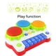 thumbnail image 3 of Tambor Para Niños, Tambor Musical Luminoso, Juguete Para Bebés, Piano, Tambor De Mano Eléctrico 2 En 1 Guardurnaity FN002309-00, 3 of 5