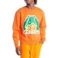 thumbnail image 2 of Carrots By Anwar Carrots Men's Home Graphic Crewneck Sweatshirt in Orange (Small, Orange), 2 of 6