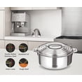 thumbnail image 4 of Milton Galaxia 2500 Insulated Stainless Steel Casserole, 84 oz Food Hot Cold for Long Hours Silver, 4 of 4