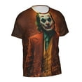 thumbnail image 2 of Jokers T Shirt 3d Printed Crewneck Graphic Short Sleeve Tees For Mens, 2 of 7