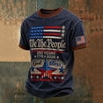 thumbnail image 2 of CONZONE Independence Day Mens T-Shirts Short Sleeve 4Th Of July T Shirts For Men Crew Neck Patriotic Usa 1776-2026 Graphic 250Th Anniversary American Tee Tops, 2 of 4