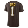 thumbnail image 3 of Men's Brown San Diego Padres Father's Day #1 Dad T-Shirt, 3 of 3