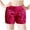 Red, variant on IDALL Golf Shorts Women Womens Bermuda Shorts Sparkly Shorts Wide Leg Shorts for Women Plus Size Bike Shorts Sequin Shorts for Women High Waist Black One Size